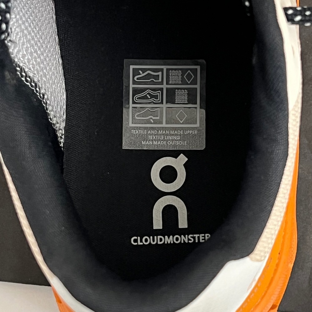 On Cloudmonster Women Size 7.5 Running Shoes Fawn Turmeric 61.98652 - Picture 9 of 14